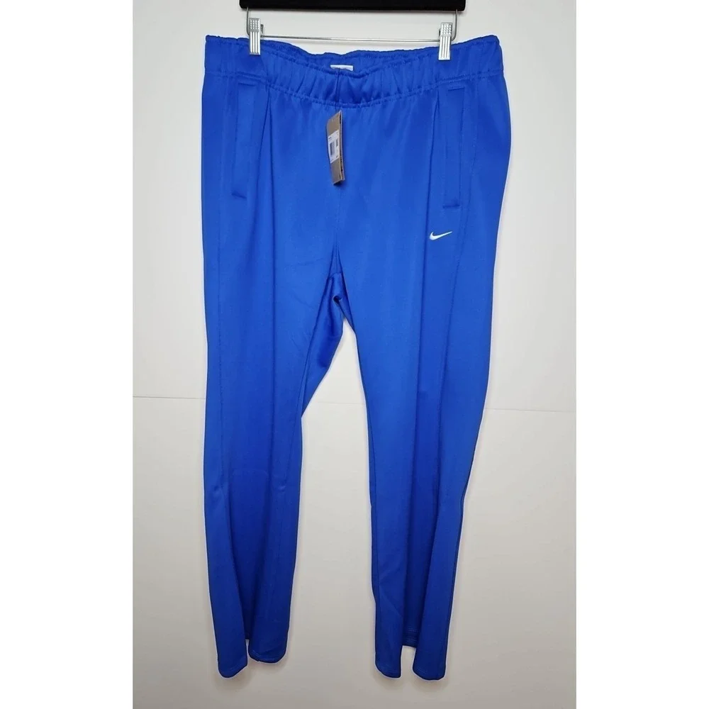 Nike Sportswear Womens Blue Windrunner‎ Straight Leg Knit Pants Size 1X NWT